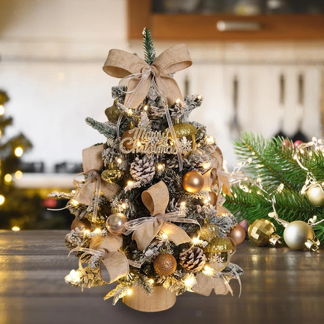 Miniature Rustic Wood Log Christmas Tree with Fairy Lights Miniature Rustic Wood Log Christmas Tree with Fairy Lights — Rustic Christmas Tree