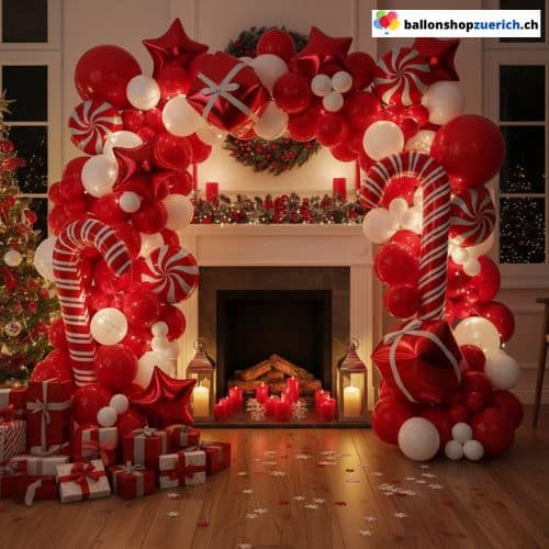 Weihnachts Ballon Girlanden Set 147-teilig - BallonShopZuerich.ch