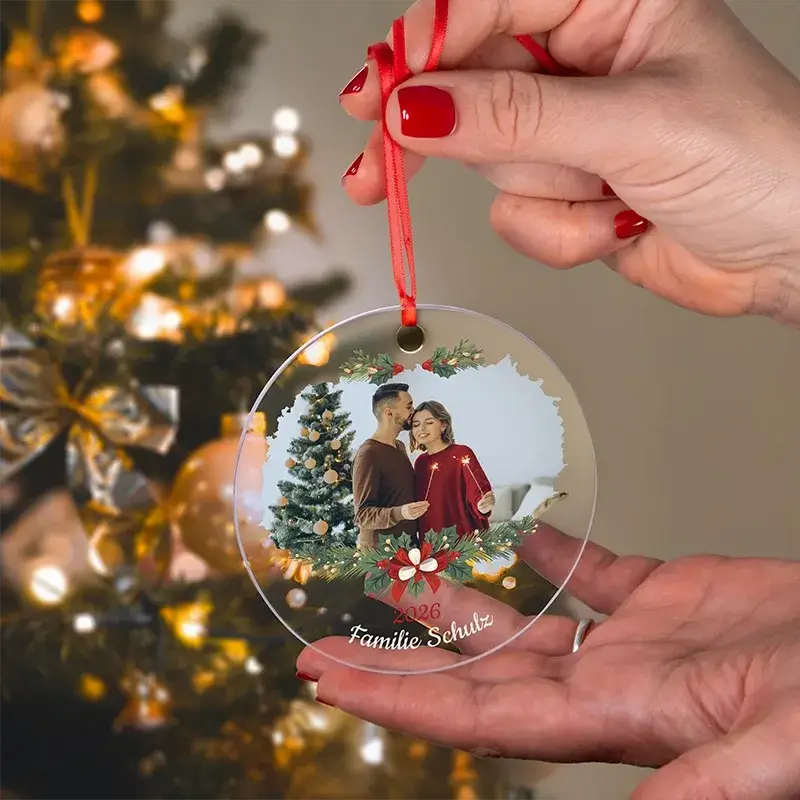 Personalized Photo Ornament for a Special Memory — Ornament Christmas Tree