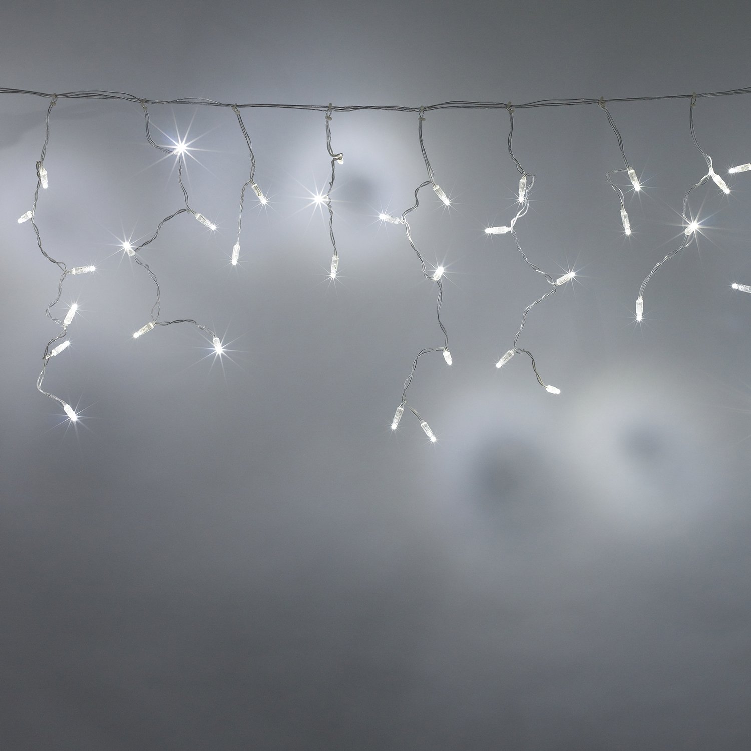 Sparkling Cascading Icicle Lights for Festive Ambiance Sparkling Cascading Icicle Lights for Festive Ambiance — Icicle Christmas Lights