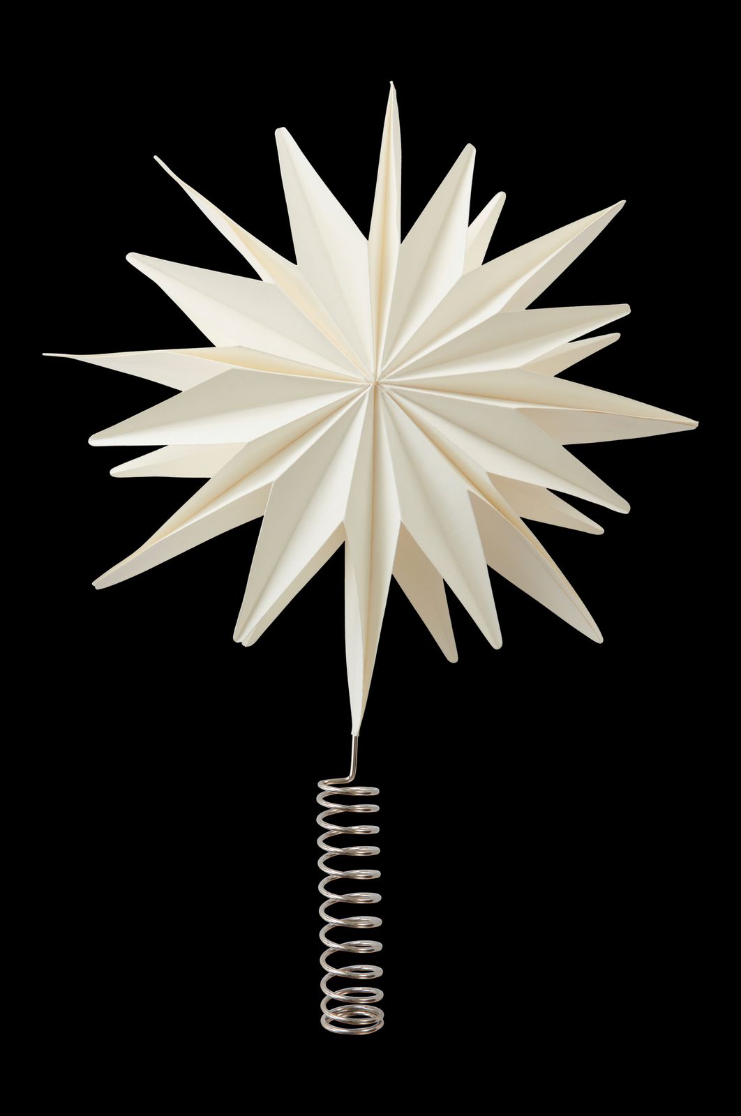 Scandi Style White Paper Star Topper Scandi Style White Paper Star Topper — Christmas Tree Topper