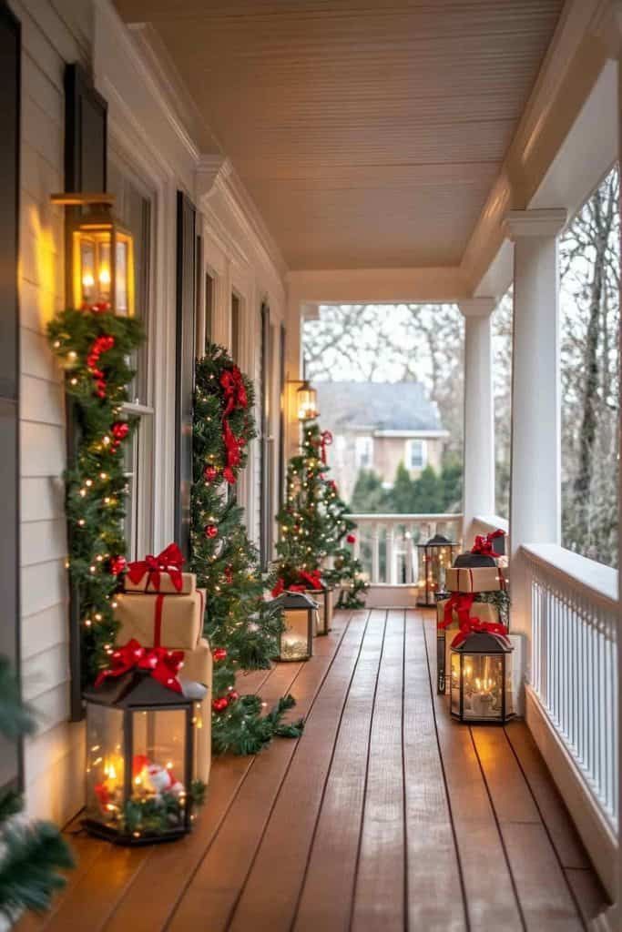 61 Christmas Front Porch Decor Ideas for a Festive Welcome