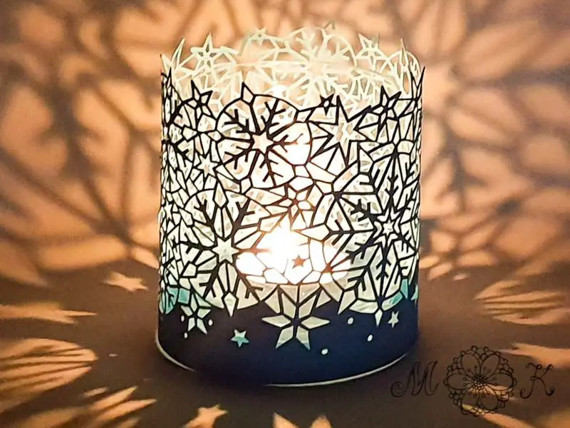 Paper Snowflake Lantern with Shadow Play — Paper Snowflakes