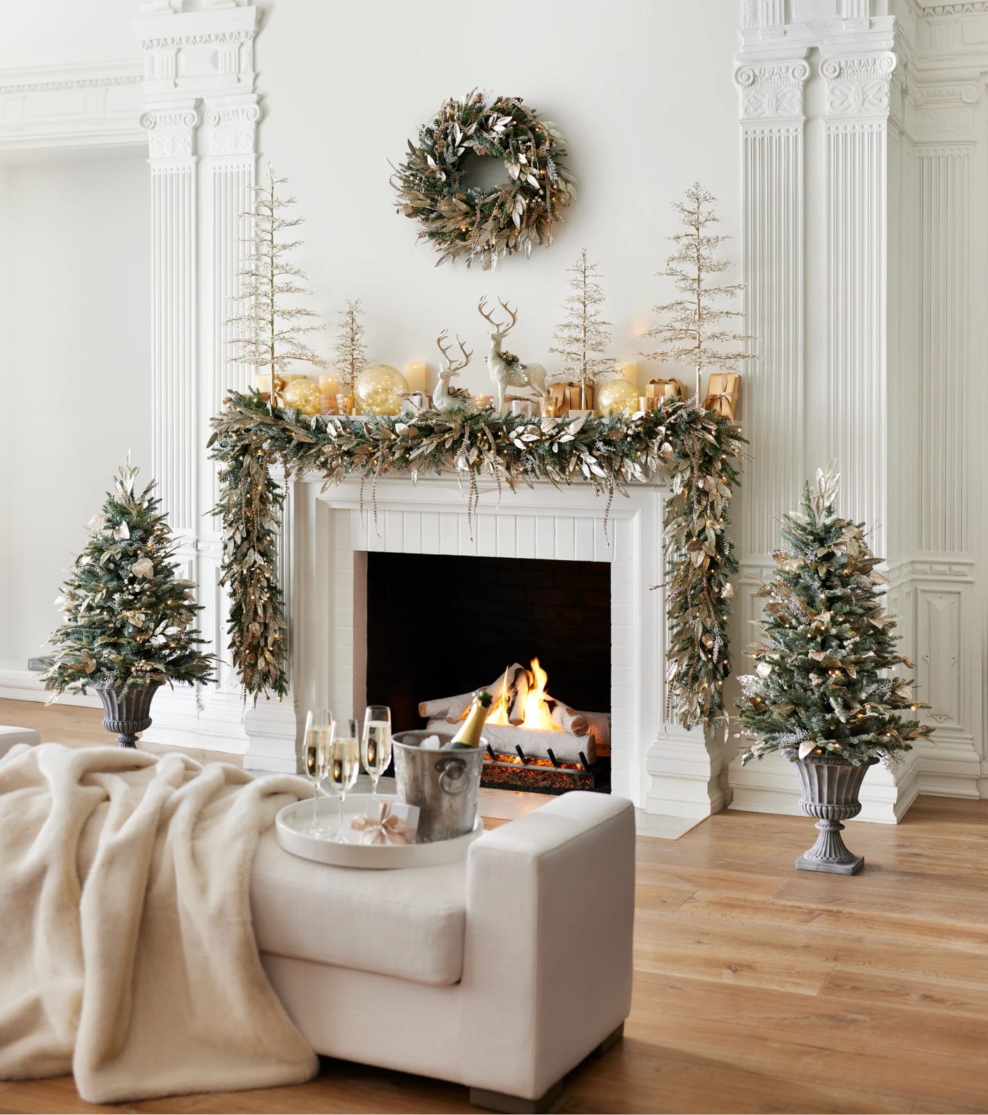 So gestalten Sie Ihren Weihnachtskaminsims | Balsam Hill
