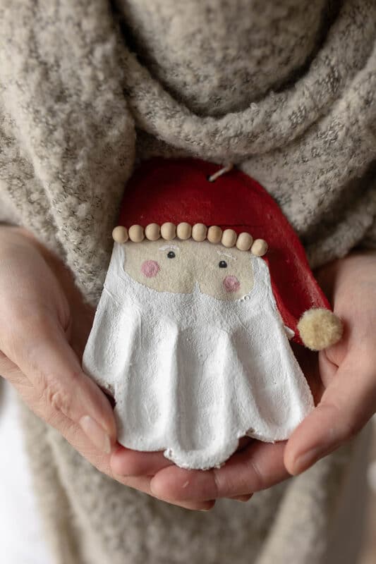 Charming DIY Santa Claus Ornament — Christmas Crafts for Kids