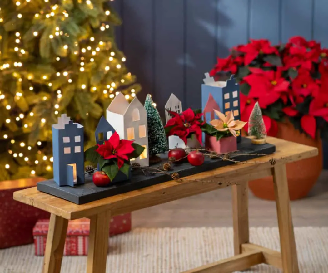 Illuminated Paper House Village Craft — Christmas Crafts for Kids