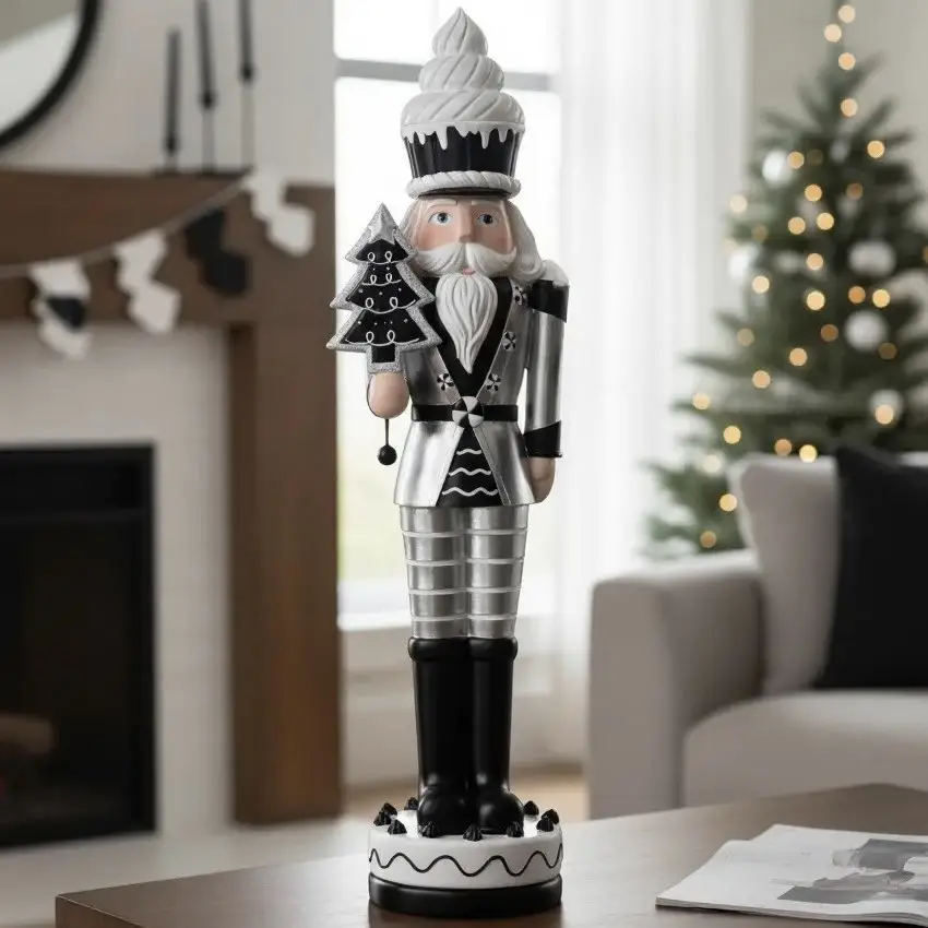 Striking Tall Nutcracker Commands Modern Living Space Striking Tall Nutcracker Commands Modern Living Space — Nutcracker Christmas Tree