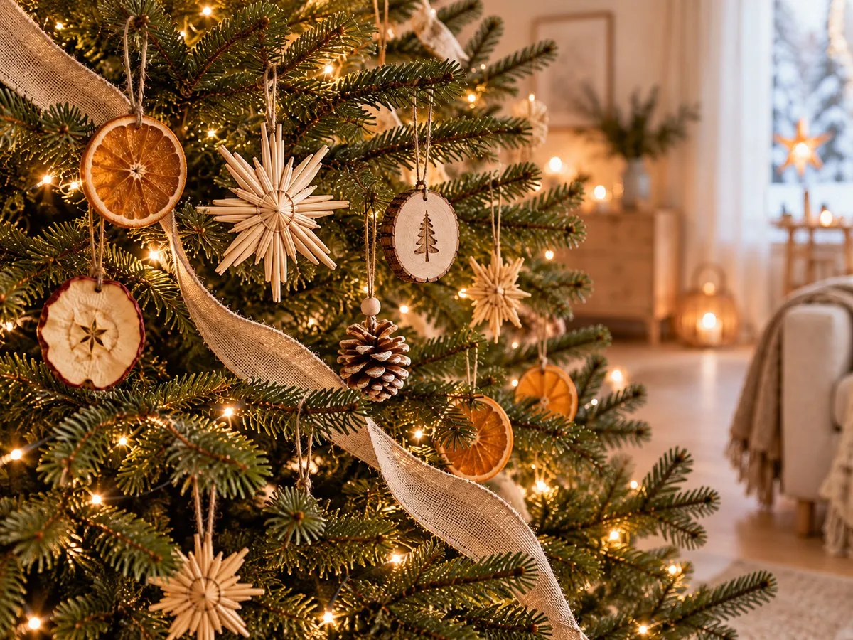 Weihnachtsbaum natürlich dekorieren: Ideen mit Naturmaterialien | Floristik24