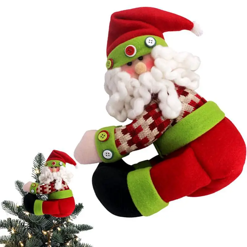 Plush Santa Claus Figure Tree Topper Plush Santa Claus Figure Tree Topper — Christmas Tree Topper