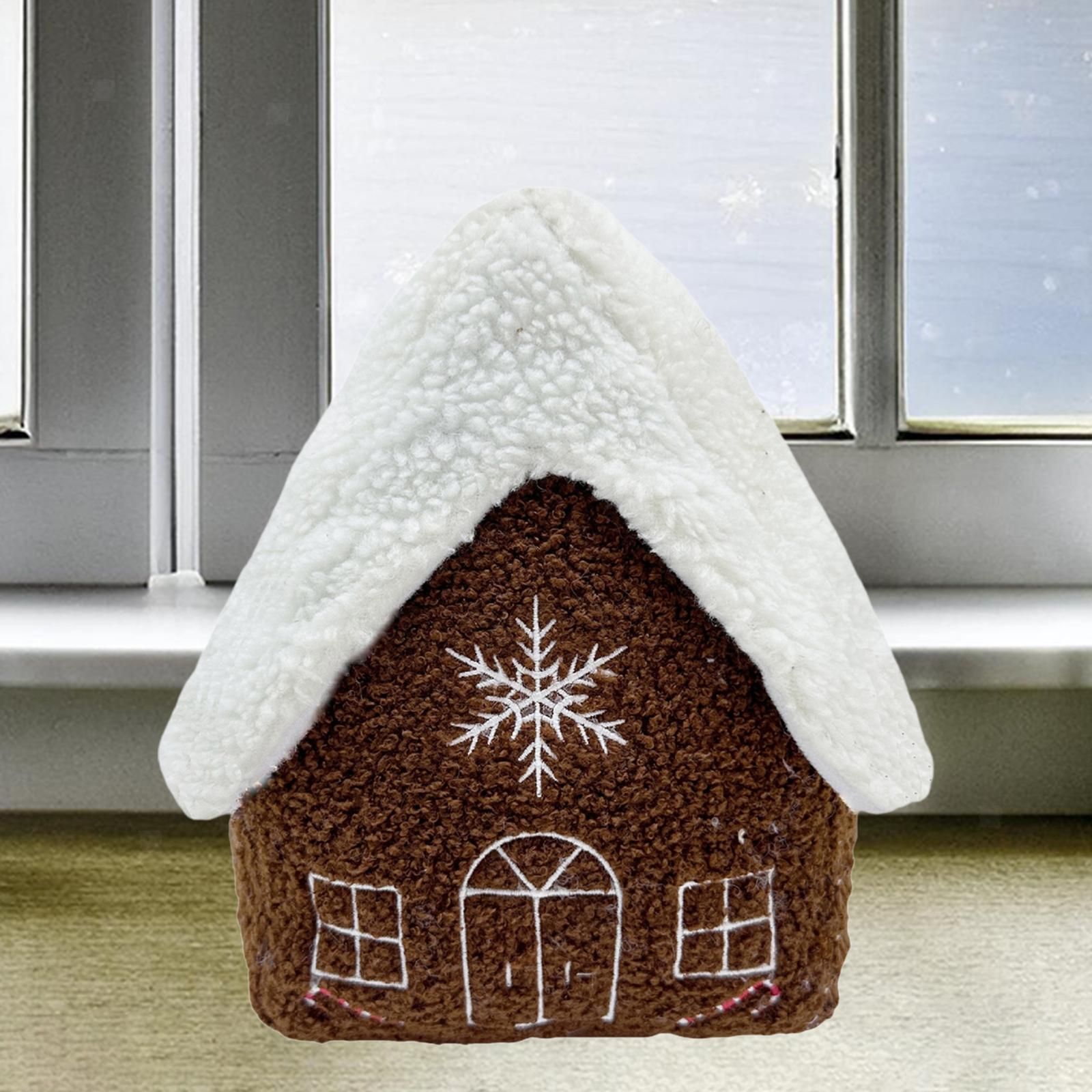 Whimsical Fabric Gingerbread House Decoration Whimsical Fabric Gingerbread House Decoration — Gingerbread Christmas Decor