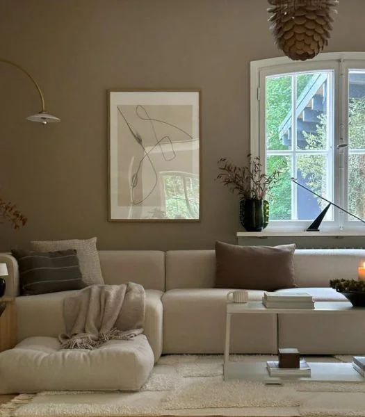 Comfortable Modular Sofa with Soft Throws and Pillows Comfortable Modular Sofa with Soft Throws and Pillows — Hygge Home Decor
